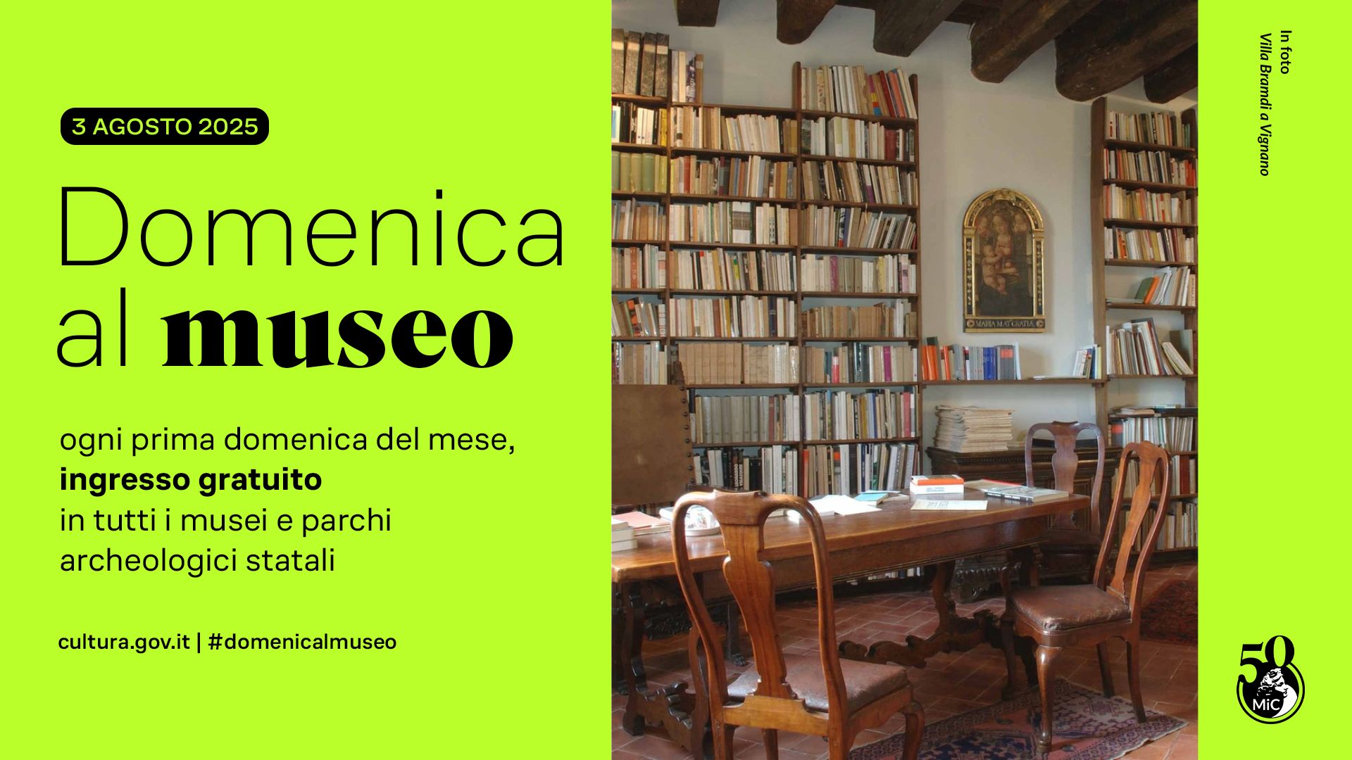3 agosto 2025, Villa Brandi: Domenica al Museo